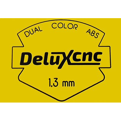 Dvoubarevný plast na gravírování žluta-černá