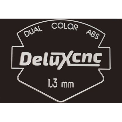 Dvoubarevný plast na gravírování černá-bíla