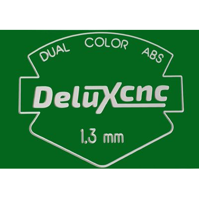 Double color plastic sheet green-white