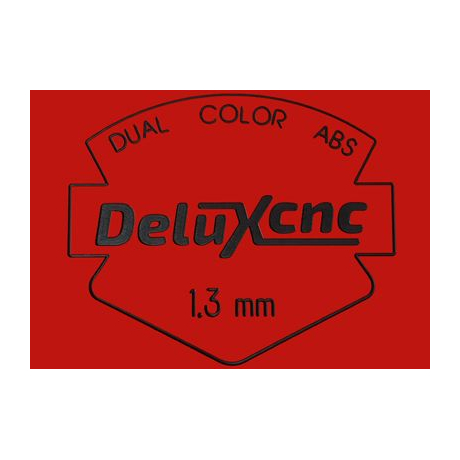 Zweifarbiger Kunststoff für rot-schwarze Gravuren