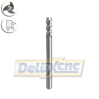 Dreischneidiger Hartmetallschneider für Aluminium 4/10 mm