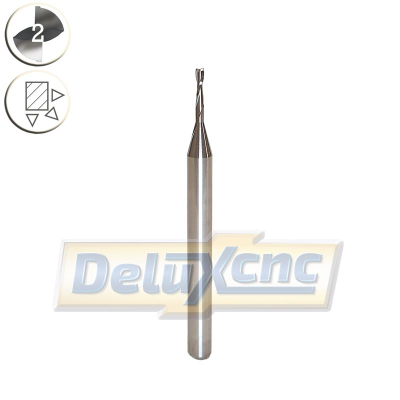 Two flute carbide end mill 1/4 mm