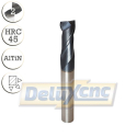 Two flutes carbide end mill cutter AlTiN coated 6/15 mm