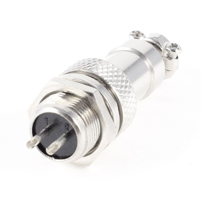 GX12 2-poliger Stecker