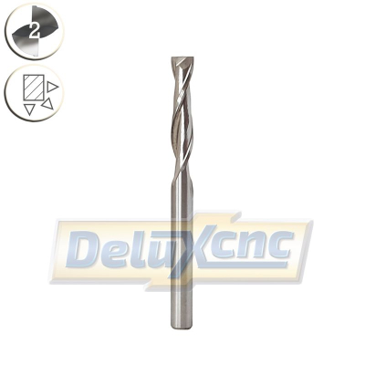 Two flute carbide end mill 3/15 mm