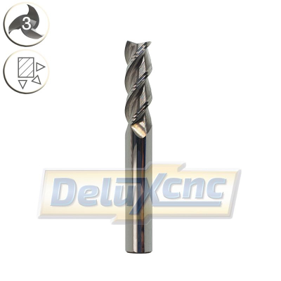 Dreischneidiger Hartmetallschneider für Aluminium 10/30 mm