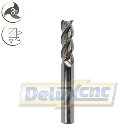 Dreischneidiger Hartmetallschneider für Aluminium 10/30 mm