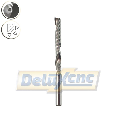 Single flute carbide end mill premium Φ6mm  Lc52mm