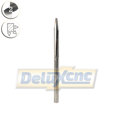 Two flute carbide Ball nose end mill R1,5mm 20°