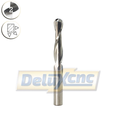 Two flute carbide Ball nose end mill Φ6x28x60mm