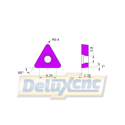 TCMT 110204 VP15TF Wendeschneidplatte