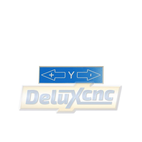 Richtungsmarkierung Y+ Achse 62x17x1,5mm