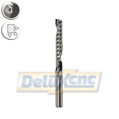 Single flute carbide end mill premium Φ6mm  Lc42mm