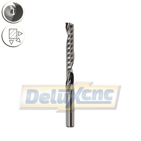 Hochwertiger einseitig geschliffener Hartmetallfräser Φ6mm Lc42mm