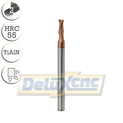 Doppelschneidiger Hartmetallschneider 3/8 mm TiAlN