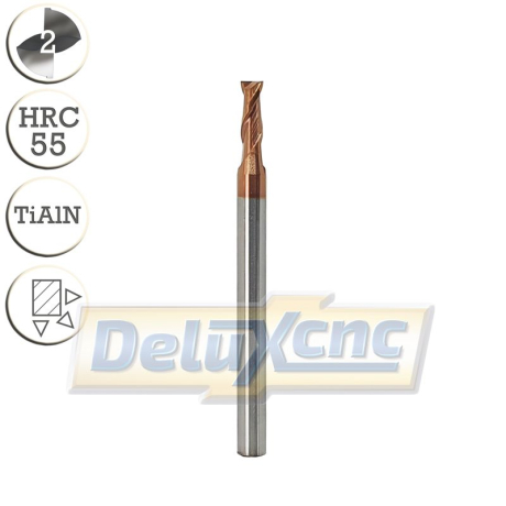 Doppelschneidiger Hartmetallschneider 3/8 mm TiAlN