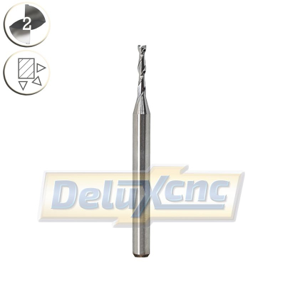 Two flute carbide premium end mill Φ1,5mm Lc7mm