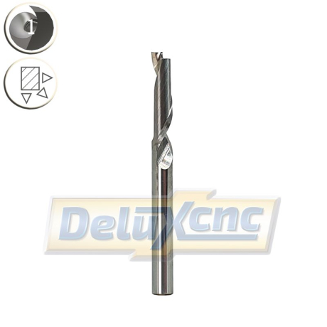 Einschneidiger Hartmetallschneider für Aluminium 4/17 mm