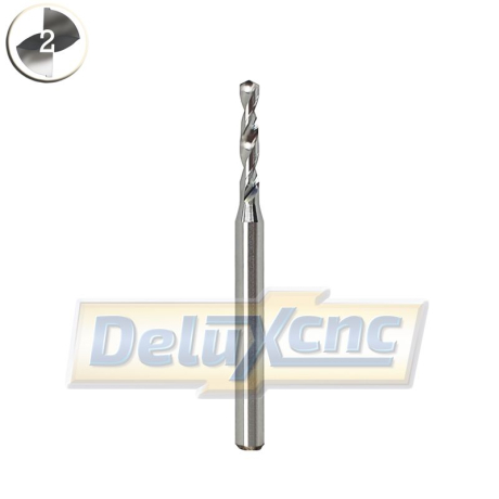 Hartmetallbohrer ø2/12 mm