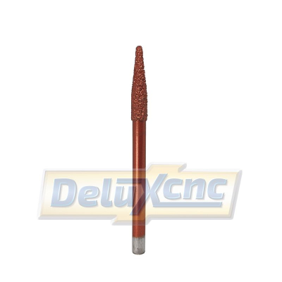 Kuželový gravírovací nástroj do kamene D6 30 ° R2mm