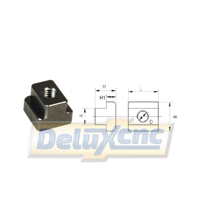 Nut for t-slot table M6