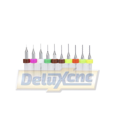 Drill bit set for PCB boards 0,1 - 1,0 mm