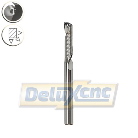 Hochwertiger einseitig geschliffener Hartmetallfräser Φ4mm Lc15mm