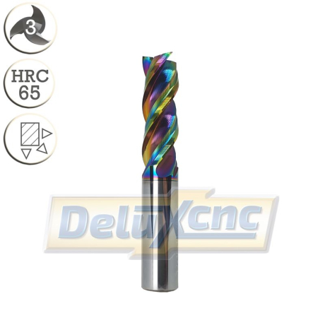 Dreischneidiger TK-Fräser, DLC-Beschichtung, Φ12 mm