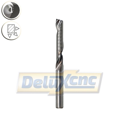 Einschneidiger Hartmetallschneider für Aluminium Φ4 Lc22mm