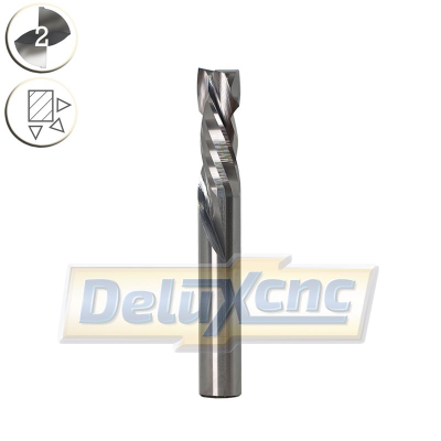 UP & DOWN Cut Two Flutes Spiral Carbide Mill Φ8mm Lc25mm