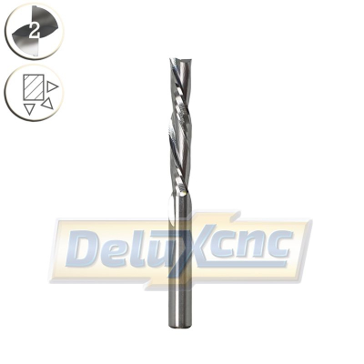 DOWN Cut Two Flutes Spiral Carbide Mill Φ4mm  Lc22mm