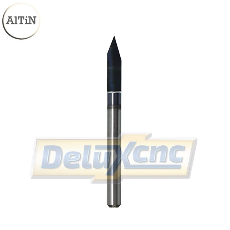 3-mm-Gravierwerkzeug AlTiN 45°/0,2 mm