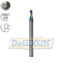 Single flute carbide end mill DLC coating Φ2mm