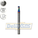 Single flute carbide end mill DLC coating Φ2,5mm
