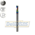 Single flute carbide end mill DLC coating Φ3,175mm
