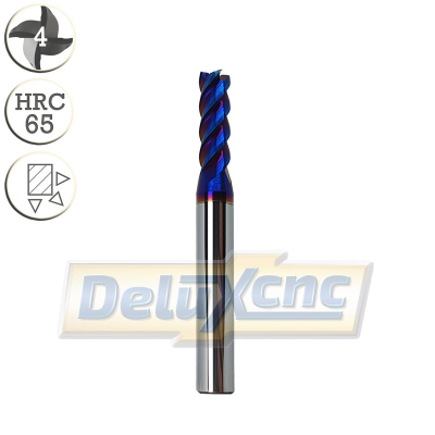 Čtyřbřitá TK fréza Φ5mm F-Nano blue
