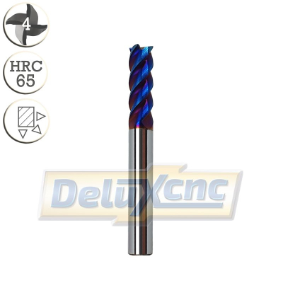 Čtyřbřitá TK fréza Φ6mm F-Nano blue