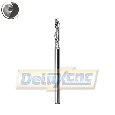 Single flute end mill UP and DOWN cut Φ3,175mm  Lc17mm