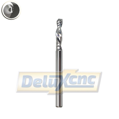 Single flute end mill UP and DOWN cut Φ4  Lc17mm