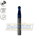 Two flute ball nose carbide End Mill Φ5mm F-Nano blue
