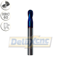 Two flute ball nose carbide End Mill Φ6mm F-Nano blue