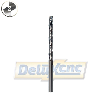 UP & DOWN Cut Two Flutes Spiral Carbide Mill Φ3,175mm Lc32mm