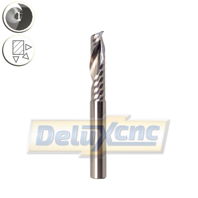 Single flute carbide end mill premium Φ8  Lc32mm