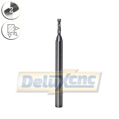 UP & DOWN Cut Two Flutes Spiral Carbide Mill Φ1,5mm Lc7mm