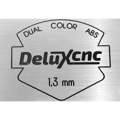 Double color plastic sheet silver-black