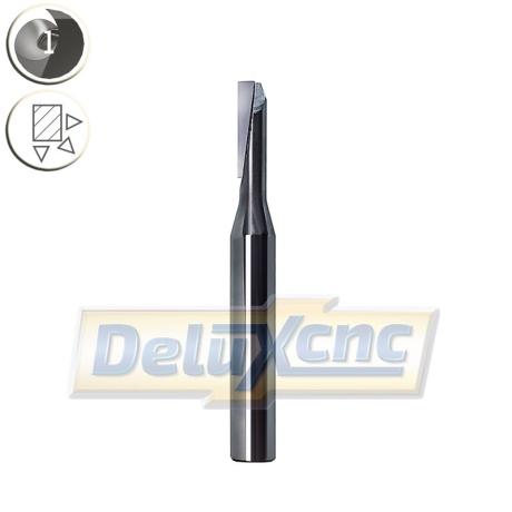 Diamant-Geradzahnfräser Φ4 Lc12 D6 L50mm