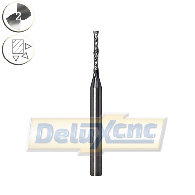 UP & DOWN Cut Two Flutes Spiral Carbide Mill Φ1,5mm Lc10mm