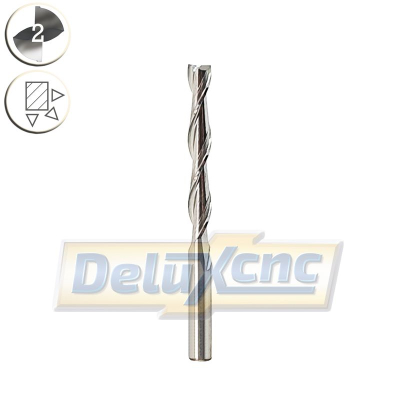 Two flute carbide premium end mill Φ3,175mm Lc25mm