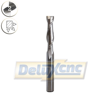 Two Flutes Spiral Carbide End Mill Φ6mm Lc28mm