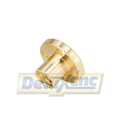 Trapézová matice s přírubou standard T12/3 mm